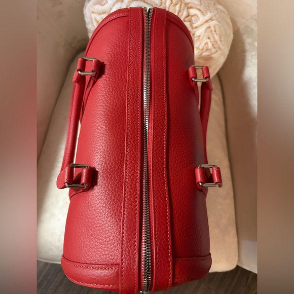 Sassy Jones Red Dottie Leather Handbag - Picture 3 of 6